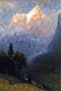 Albert Bierstadt Storm_Among_the_Alps USA oil painting artist